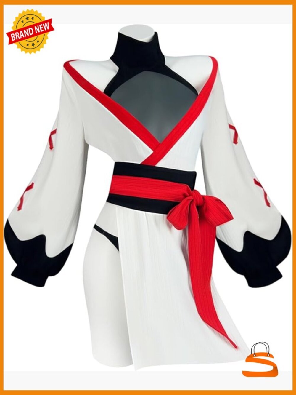 Stunning Mesh Anime Cosplay Kimono Sexy Yukata Lingerie Costume